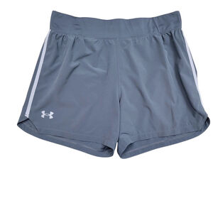 Under Armour Women's Speed Pocket Running Built-In-Brief Shorts Large 3" Inseam